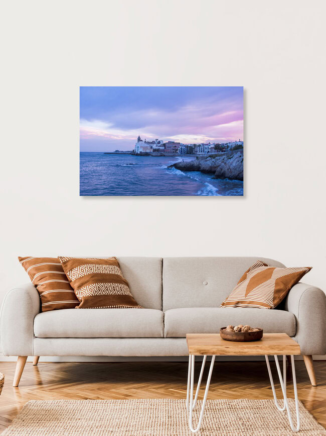 The Lonely Tiny Man, Spanien – Fotokunst von Quentin Strohmeier als Poster oder Acrylglasbild
