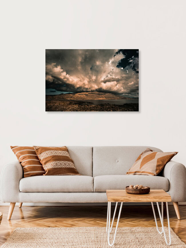Himmel küsst Erde, Griechenland – Fotokunst von Johann Oswald als Poster oder Acrylglasbild