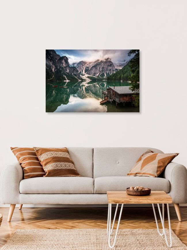 Pragser Wildsee, Italien – Fotokunst von Heiko Gerlicher als Poster oder Acrylglasbild
