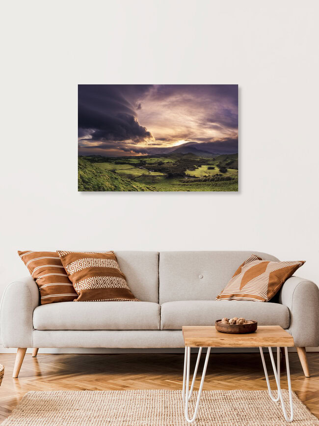 Spectacular Sky on Pico, Portugal – wall art by Jean Claude Castor as Poster or Acrylic Glass Print