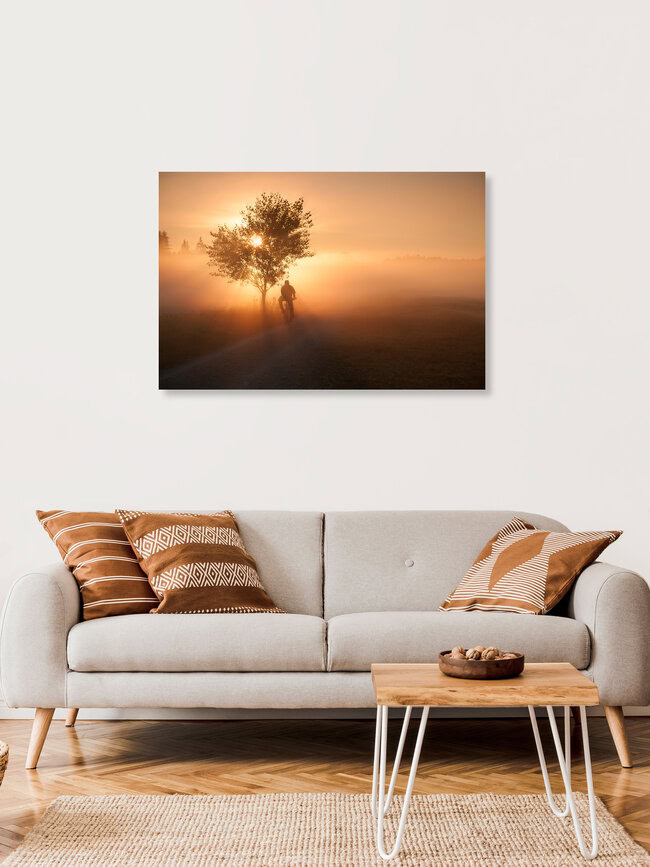schwebend in den Tag, Deutschland – Fotokunst von Roswitha Schleicher-Schwarz als Poster oder Acrylglasbild