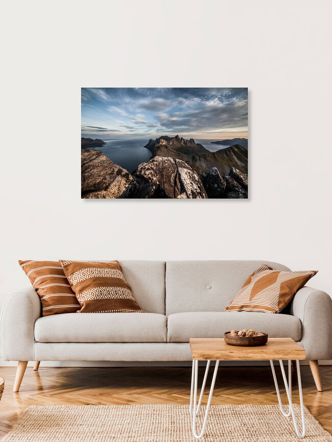 The Island View, Norway – wall art by Sebastian Worm as Poster or Acrylic Glass Print