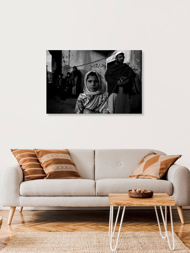 Afghan Family, Afghanistan – Fotokunst von Rada Akbar als Poster oder Acrylglasbild