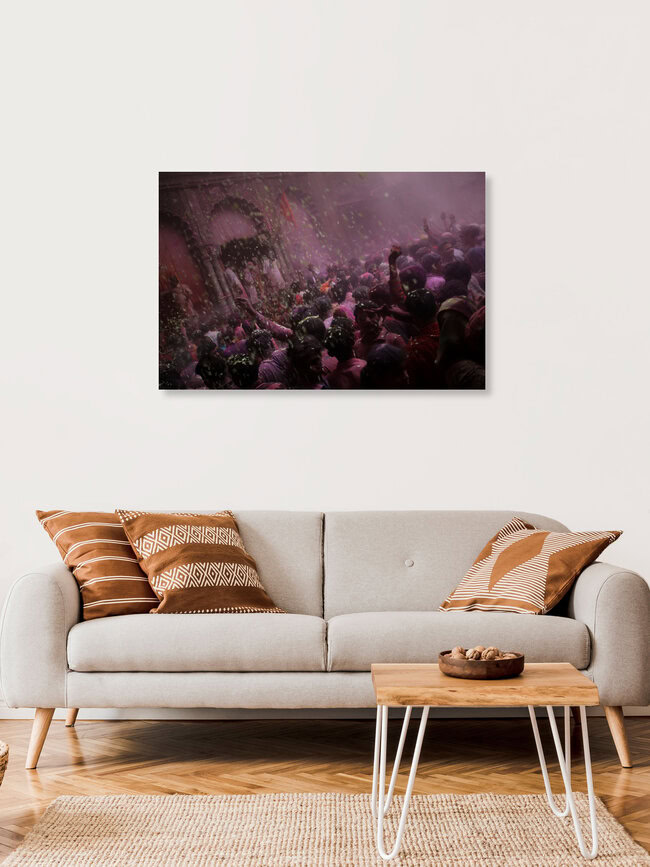 Holy Festival , India – wall art by Rada Akbar as Poster or Acrylic Glass Print