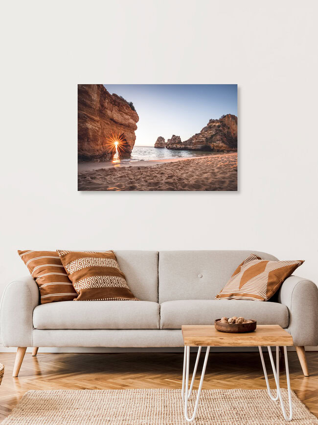 Algarve Sunrise, Portugal – Fotokunst von Kosianikosia  als Poster oder Acrylglasbild