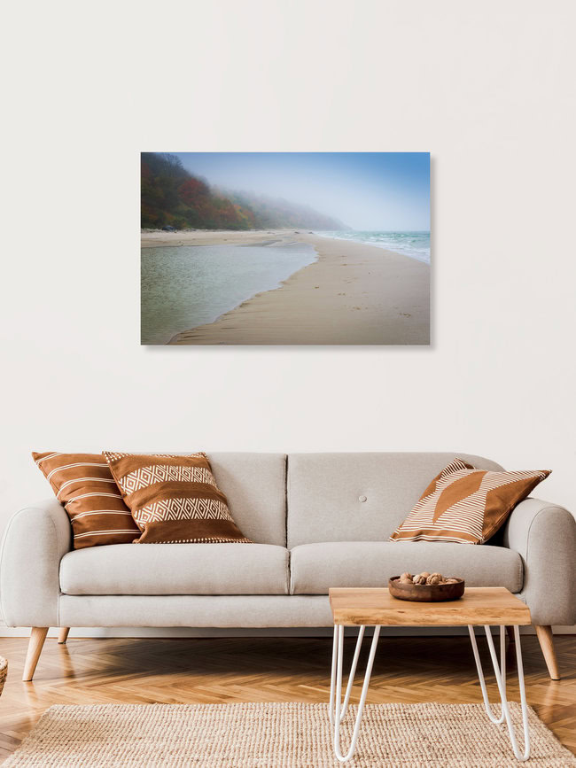 Nordstrand im Nebel, Deutschland – Fotokunst von Martin Wasilewski als Poster oder Acrylglasbild