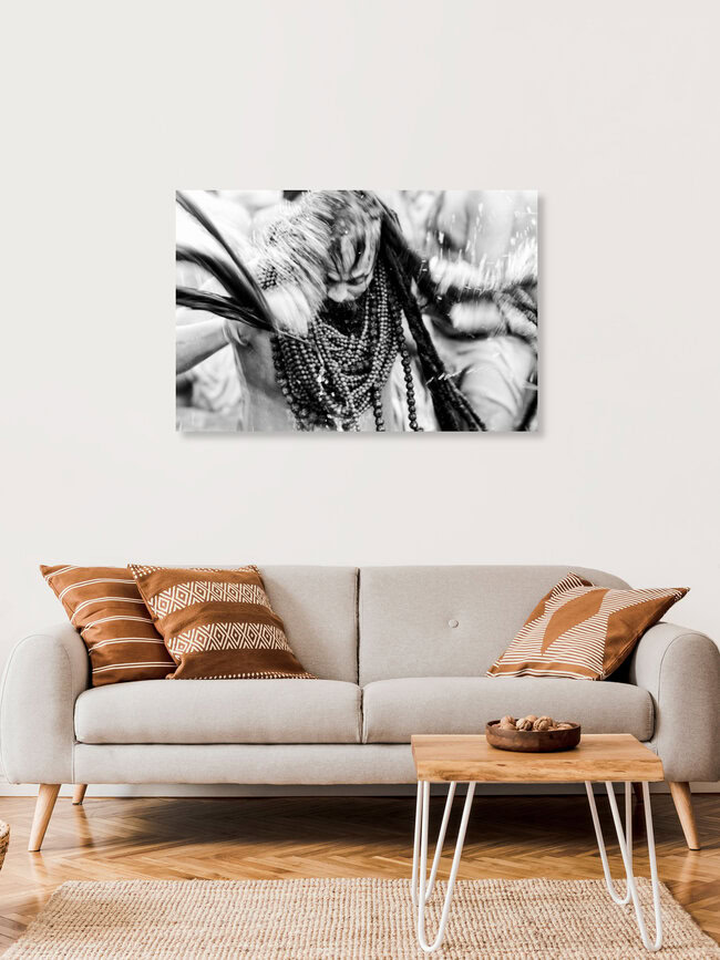 Ecstasy, Indien – Fotokunst von Jagdev Singh als Poster oder Acrylglasbild