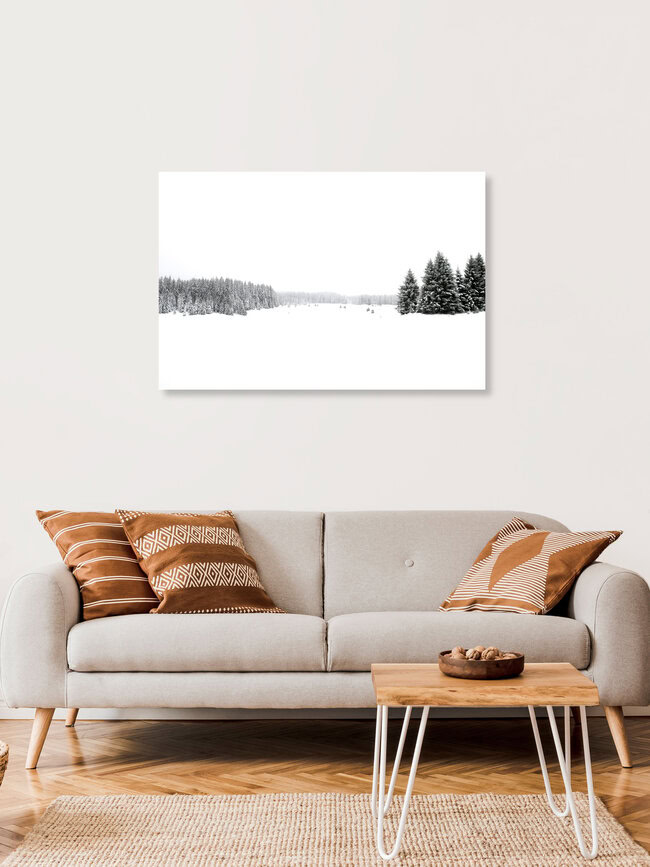 White White Winter, Germany – wall art by Studio Na.hili as Poster or Acrylic Glass Print