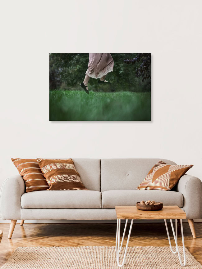 Ich setzte den Fuß in die Luft und sie trug..., Deutschland – Fotokunst von Katja Kemnitz als Poster oder Acrylglasbild