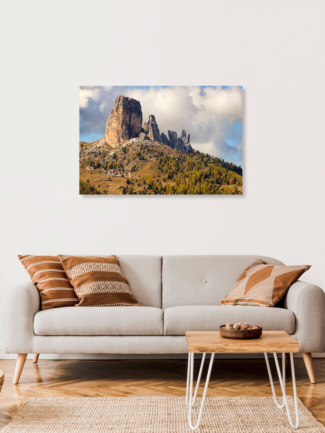 Cinque Torri, Italien – Fotokunst von Dave Derbis als Poster oder Acrylglasbild