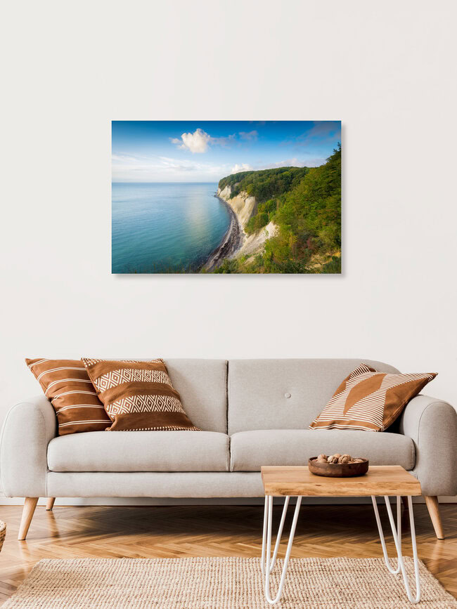 Kreideküste auf Insel Rügen, Deutschland – Fotokunst von Martin Wasilewski als Poster oder Acrylglasbild
