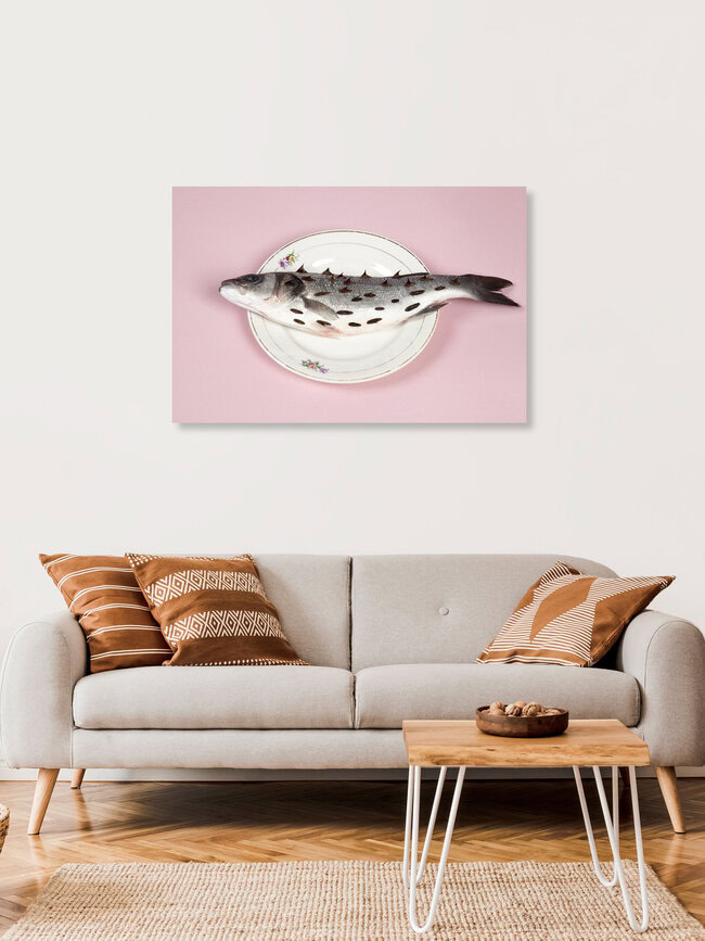 Fish & Thorns, Belgium – wall art by Loulou von Glup as Poster or Acrylic Glass Print