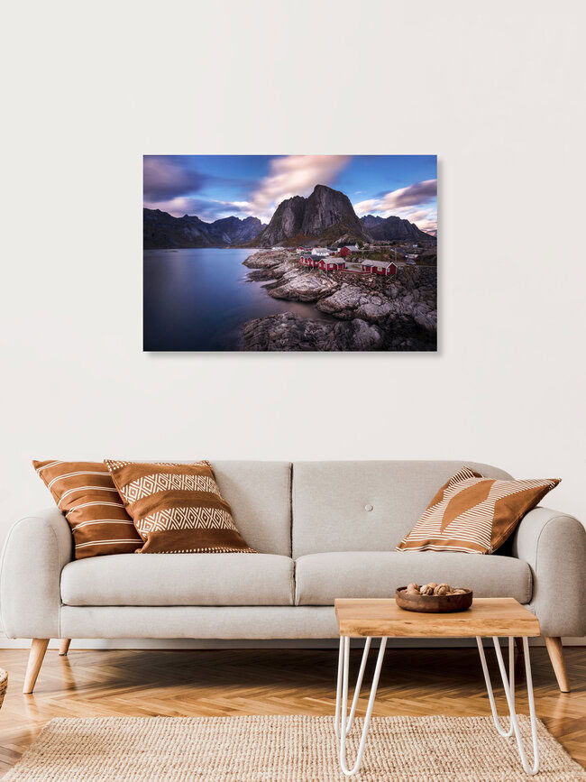 Hamnoy - Lofoten, Norwegen – Fotokunst von Felix Baab als Poster oder Acrylglasbild