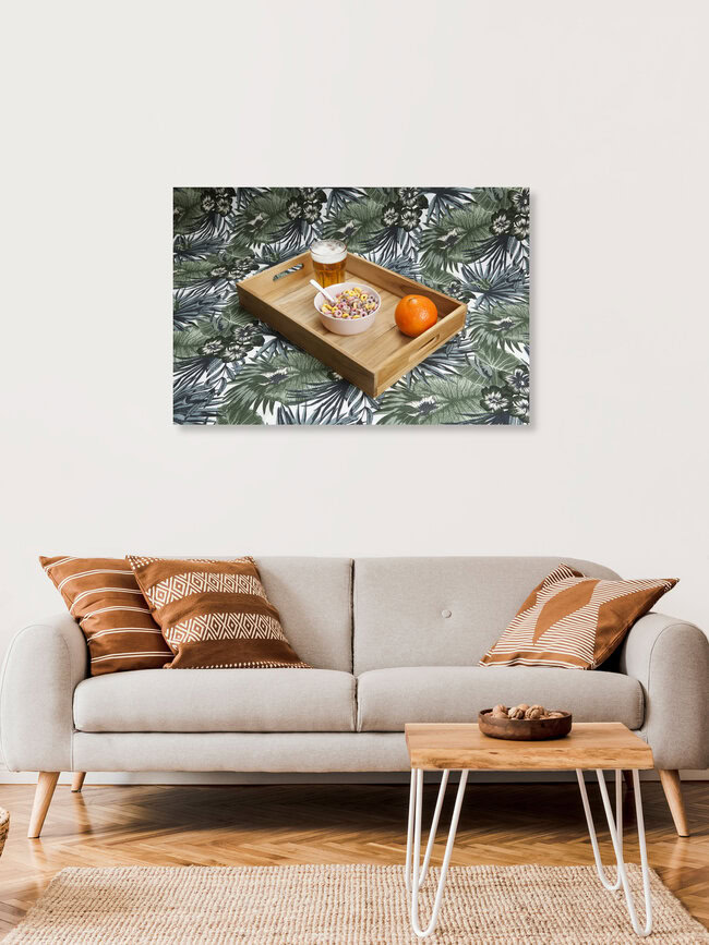 Breakfast time, Belgien – Fotokunst von Loulou von Glup als Poster oder Acrylglasbild
