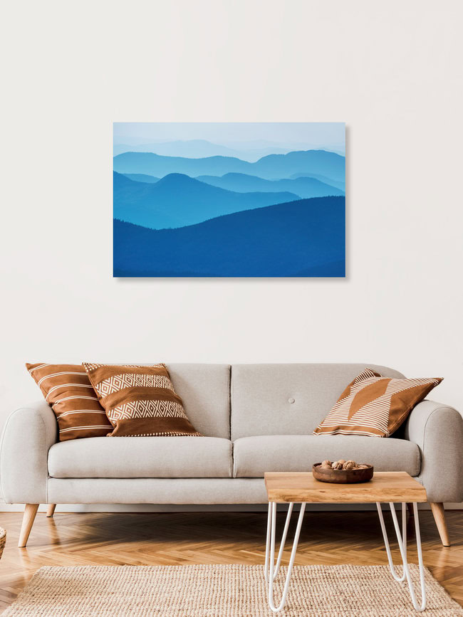 Blaue Berge, Vereinigte Staaten – Fotokunst von Christian Hartmann als Poster oder Acrylglasbild
