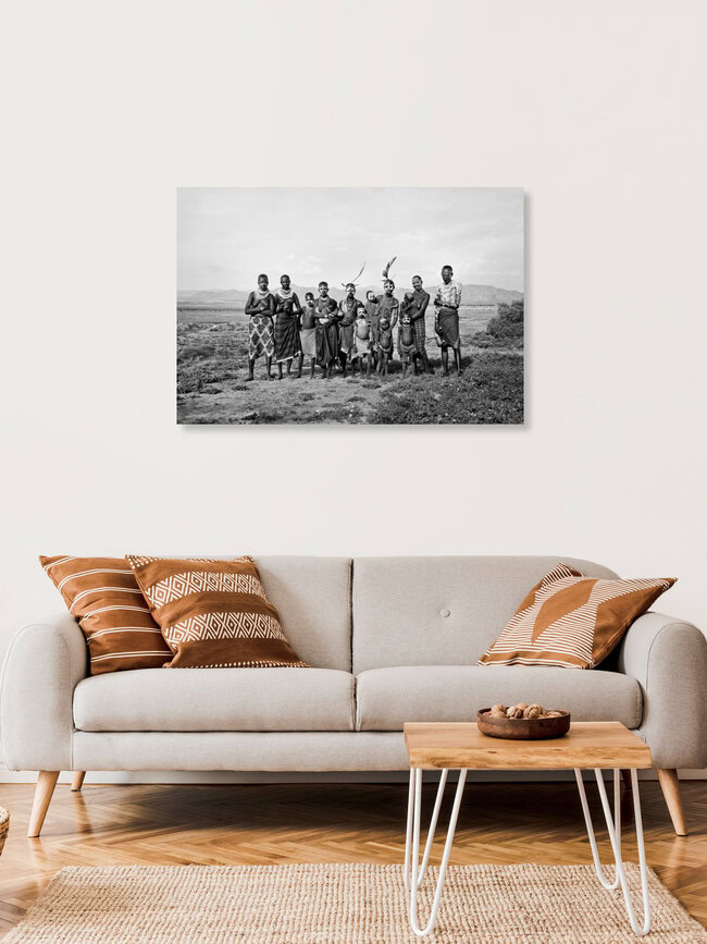 Karo Stamm in Äthiopien, Äthiopien – Fotokunst von Victoria Knobloch als Poster oder Acrylglasbild