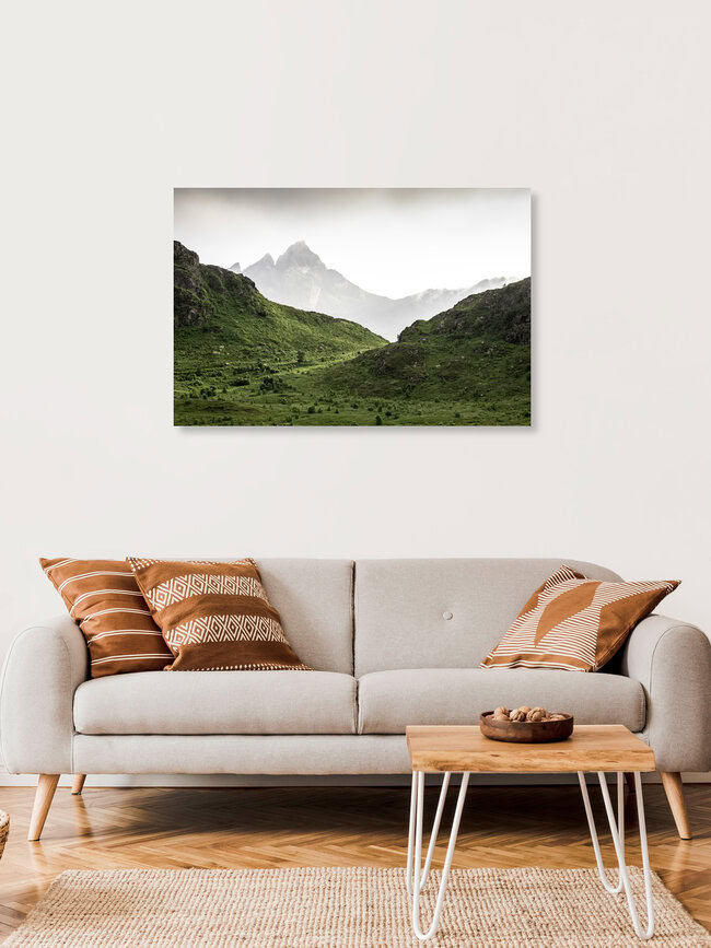 Lofoten Landscape, Norway – wall art by Sebastian Worm as Poster or Acrylic Glass Print