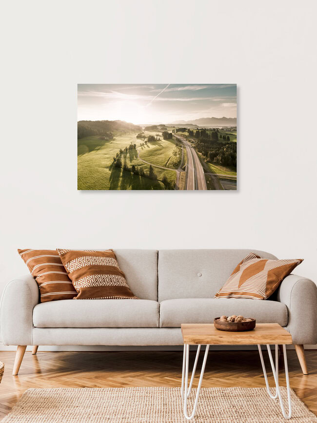 Mornings in Bavaria, Germany – wall art by Johannes Bauer as Poster or Acrylic Glass Print