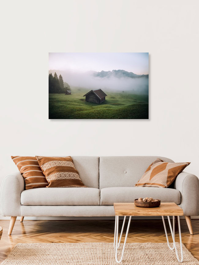 A morning in the alps, Germany – wall art by André Alexander as Poster or Acrylic Glass Print