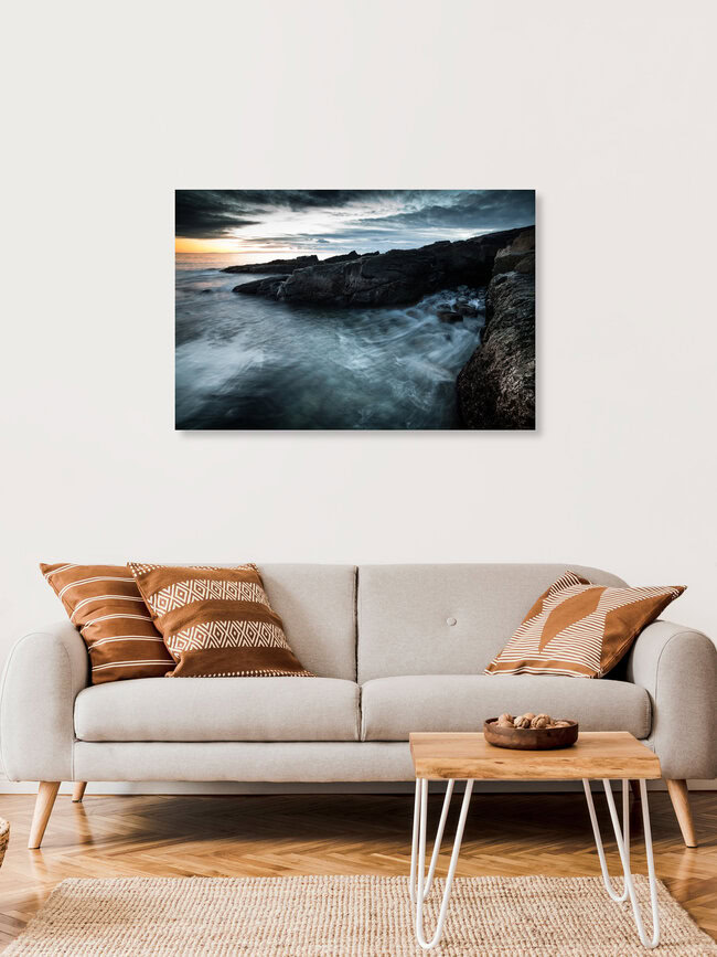 Lofoten Evening, Norwegen – Fotokunst von Sebastian Worm als Poster oder Acrylglasbild