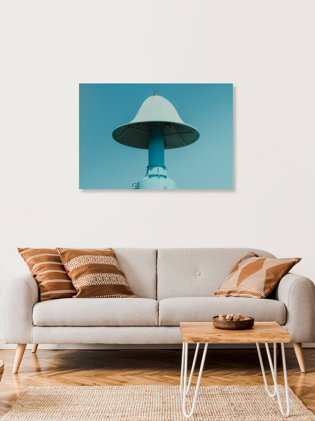 Tauchgondel auf Rügen, Deutschland – Fotokunst von Jonas Hafner als Poster oder Acrylglasbild