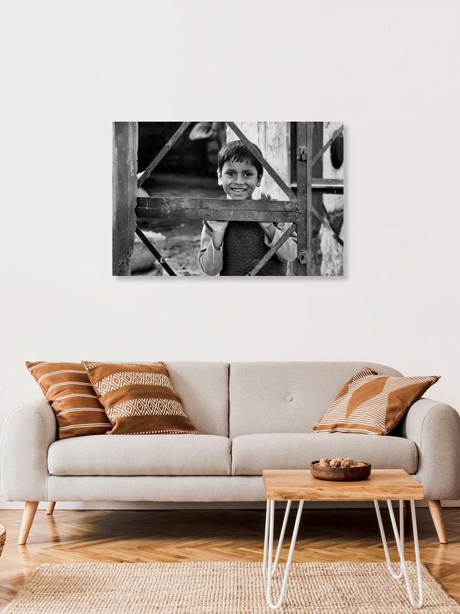 Innocence, Indien – Fotokunst von Jagdev Singh als Poster oder Acrylglasbild