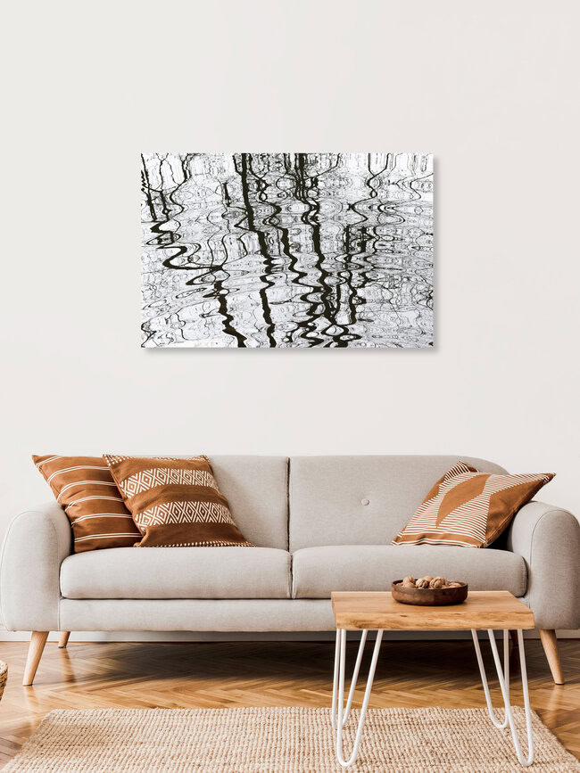 Wasserspiegelung, Schweiz – Fotokunst von Thomas Staubli als Poster oder Acrylglasbild