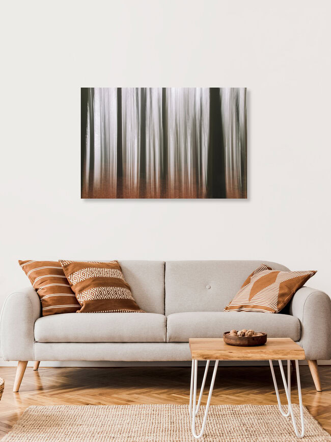 Wald abstrakt, Deutschland – Fotokunst von Nadja Jacke als Poster oder Acrylglasbild