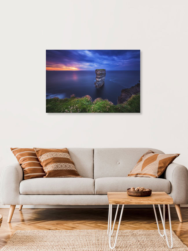 Downpatrick Head , Ireland – wall art by Jean Claude Castor as Poster or Acrylic Glass Print