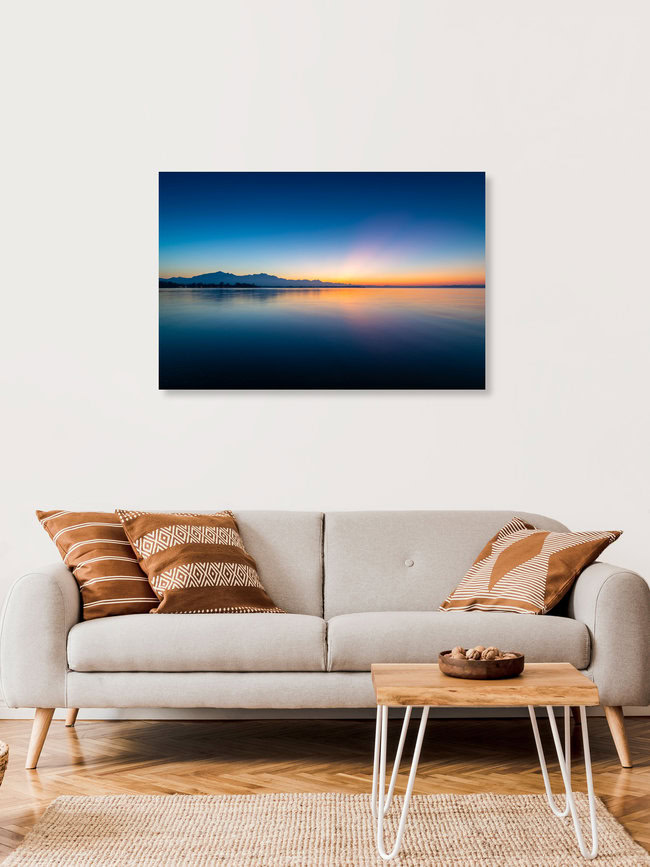 Dusk at lake Chiemsee, Germany – wall art by Martin Wasilewski as Poster or Acrylic Glass Print