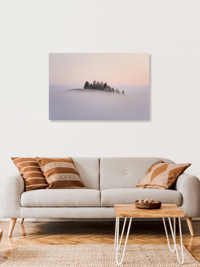 Sea of fog, Switzerland – wall art by Thomas Staubli as Poster or Acrylic Glass Print