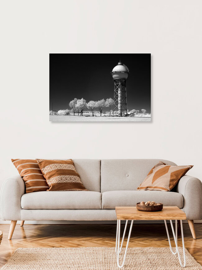 water tower, Germany – wall art by Oliver Buchmann as Poster or Acrylic Glass Print
