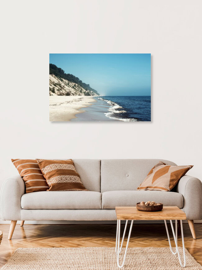 Meeresstrand, Deutschland – Fotokunst von Manuela Deigert als Poster oder Acrylglasbild