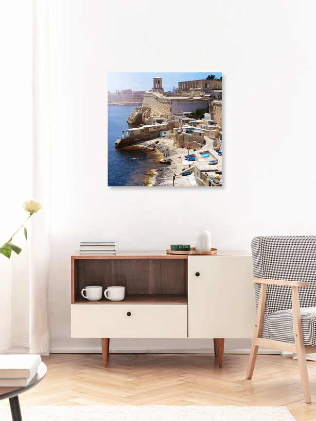 Siege Bell Memorial, Grand Harbour, Valetta, Malta – wall art by Cordula Grahl as Poster or Acrylic Glass Print