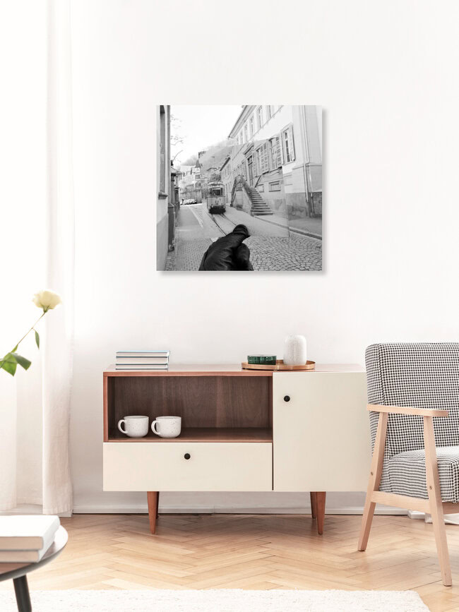 Heidelberg Haus Buhl 1978//2013, Germany – wall art by Sophia Frohmuth as Poster or Acrylic Glass Print