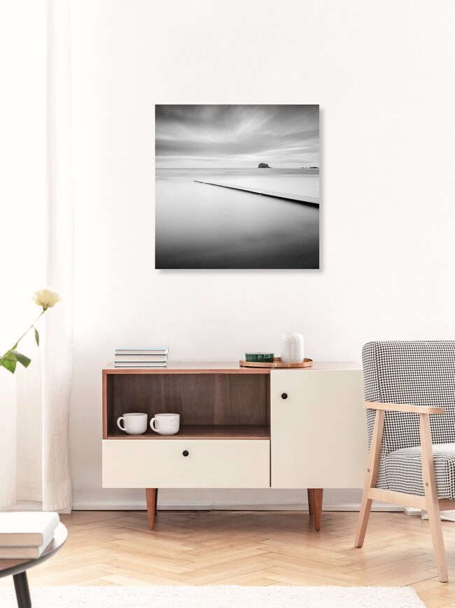North Berwick Tidal Pool 4, Großbritannien – Fotokunst von Ronnie Baxter als Poster oder Acrylglasbild