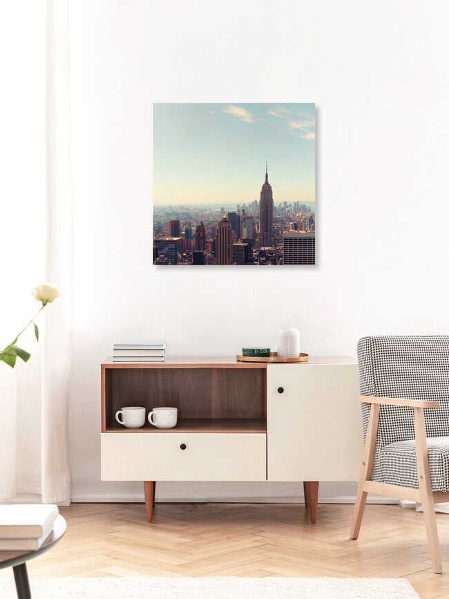 Empire State Building, New York City, Vereinigte Staaten – Fotokunst von Thomas Richter als Poster oder Acrylglasbild