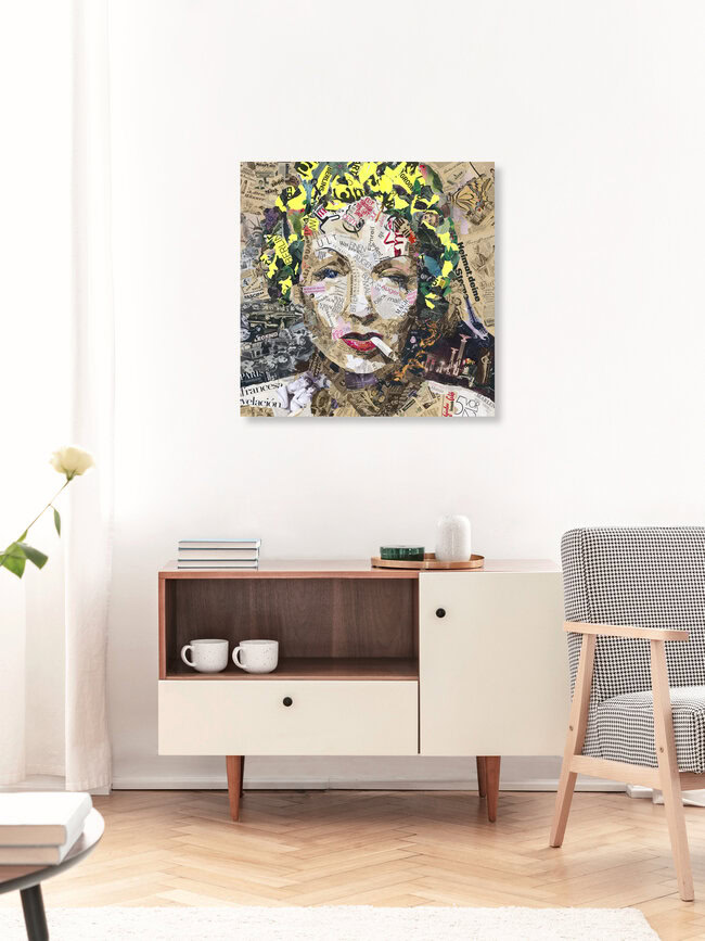 Wandbild 'Augenblick mal!' – Kunst von Ines Kouidis als Poster oder Acrylglasbild