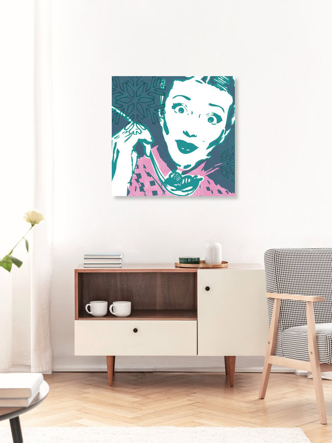 Wandbild 'Winter' – Kunst von Amalia Caratozzolo als Poster oder Acrylglasbild