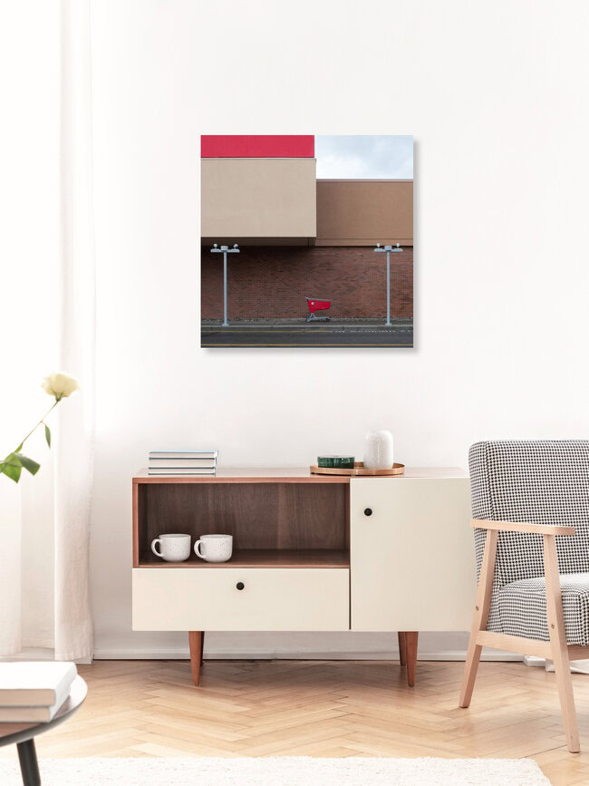 shopping cart, Canada – wall art by Klaus Lenzen as Poster or Acrylic Glass Print