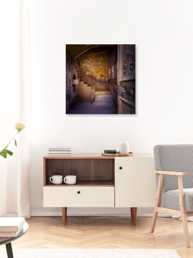 Havana staircase, Kuba – Fotokunst von Eva Stadler als Poster oder Acrylglasbild