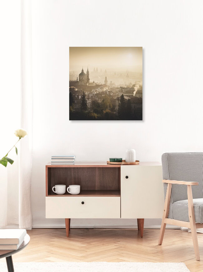 Prag - Die Goldene Stadt, Tschechische Republik – Fotokunst von Ronny Behnert als Poster oder Acrylglasbild