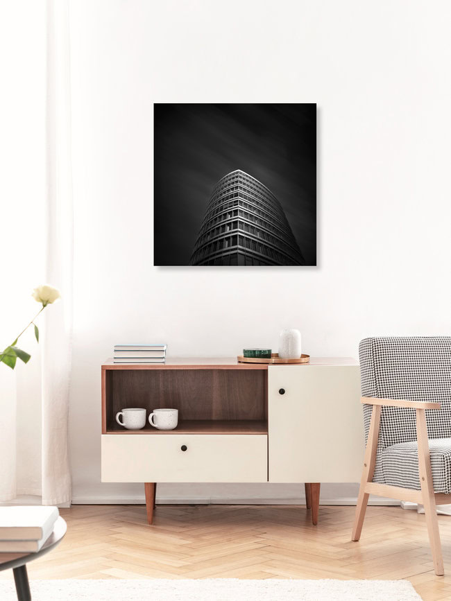 Black:Steel:Glass #4, Deutschland – Fotokunst von Martin Schmidt als Poster oder Acrylglasbild