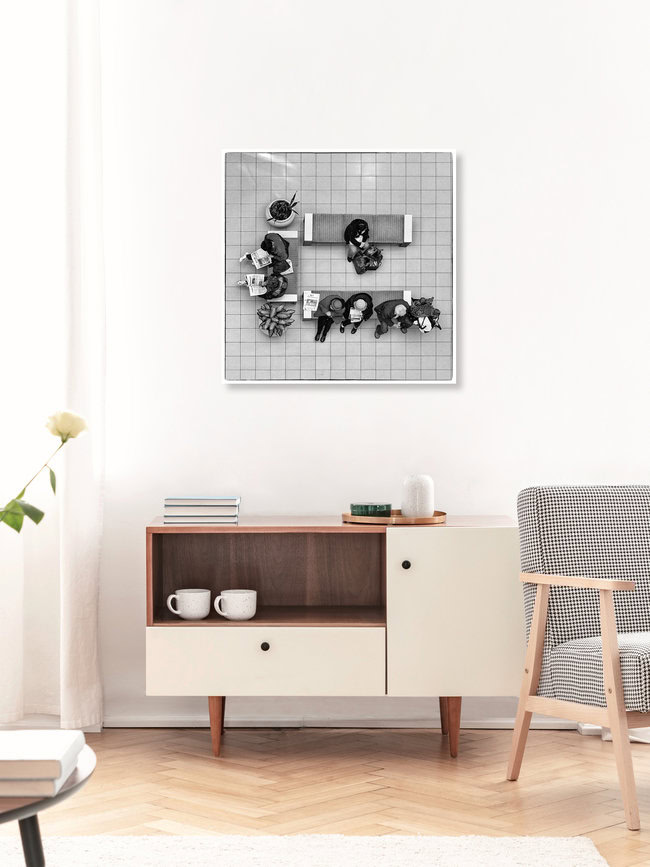 Life on the grid, Canada – wall art by Jianwei Yang as Poster or Acrylic Glass Print