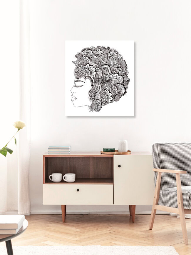 Wandbild 'Her Hair' – Kunst von Bianca Green als Poster oder Acrylglasbild