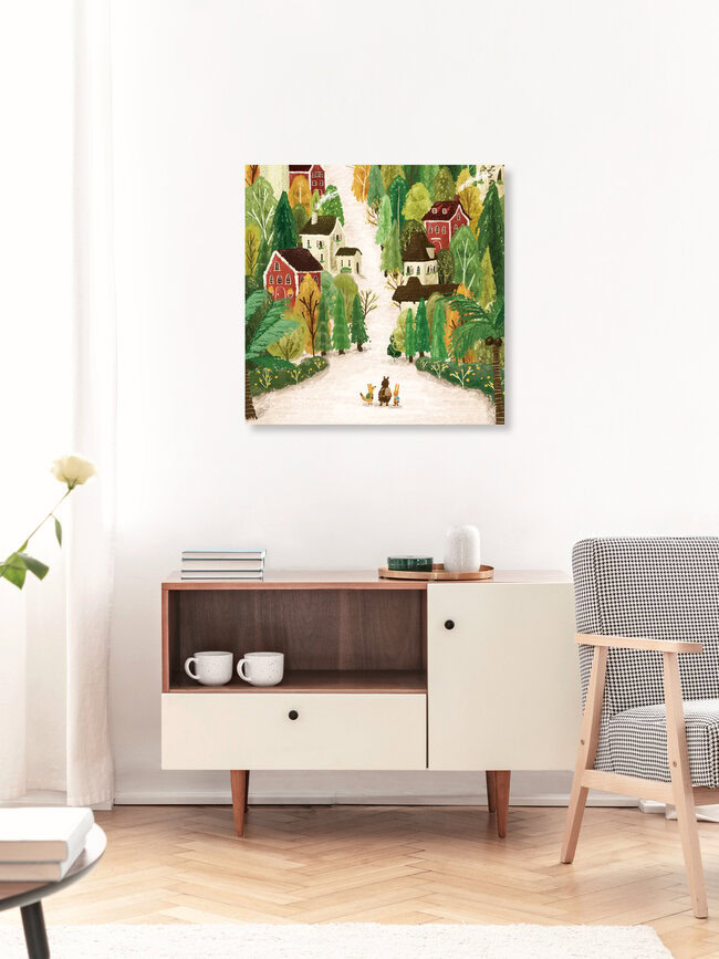 Wandbild 'Long journey' – Kunst von Tingting Chen als Poster oder Acrylglasbild