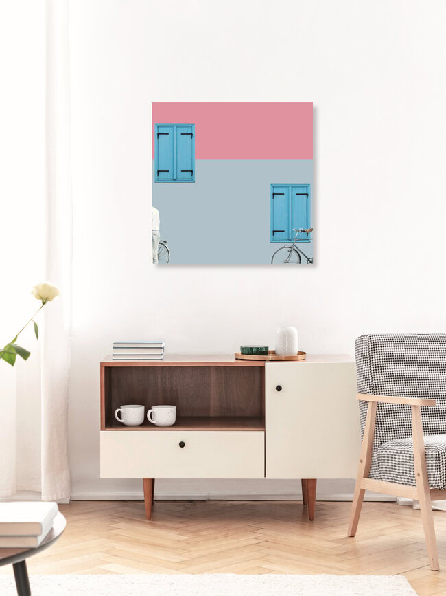 Wandbild 'Half and Half' – Kunst von Caterina Theoharidou als Poster oder Acrylglasbild