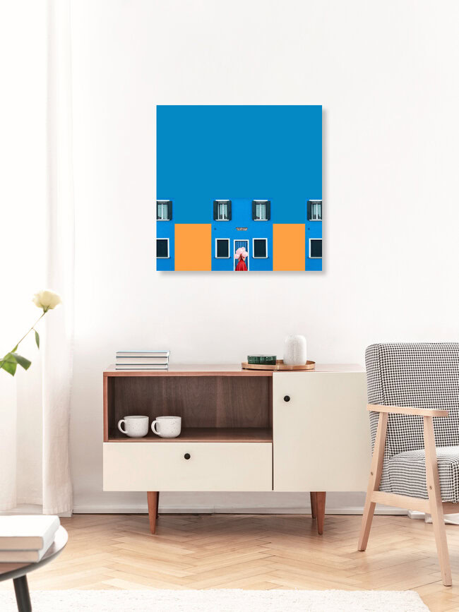 Wandbild 'burano candy' – Kunst von Caterina Theoharidou als Poster oder Acrylglasbild