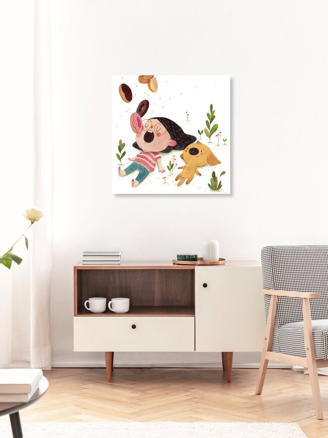 Wandbild 'Donuts' – Kunst von Vivian Mineker als Poster oder Acrylglasbild