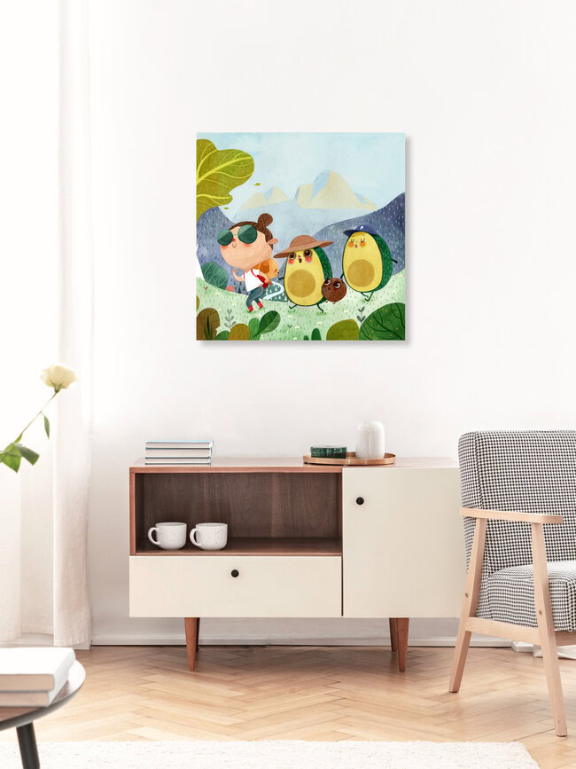 Wandbild 'Out there' – Kunst von Vivian Mineker als Poster oder Acrylglasbild